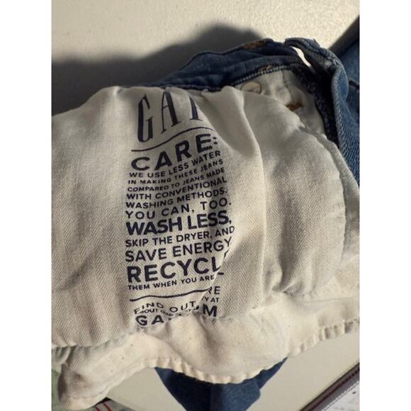 Gap Cheeky Midi Short High-Rise 29/8R Button Fly Women's Jeans - Picture 3 of 6